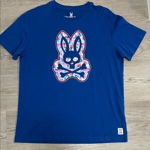 Psycho Bunny Blue Graphic T-Shirt
